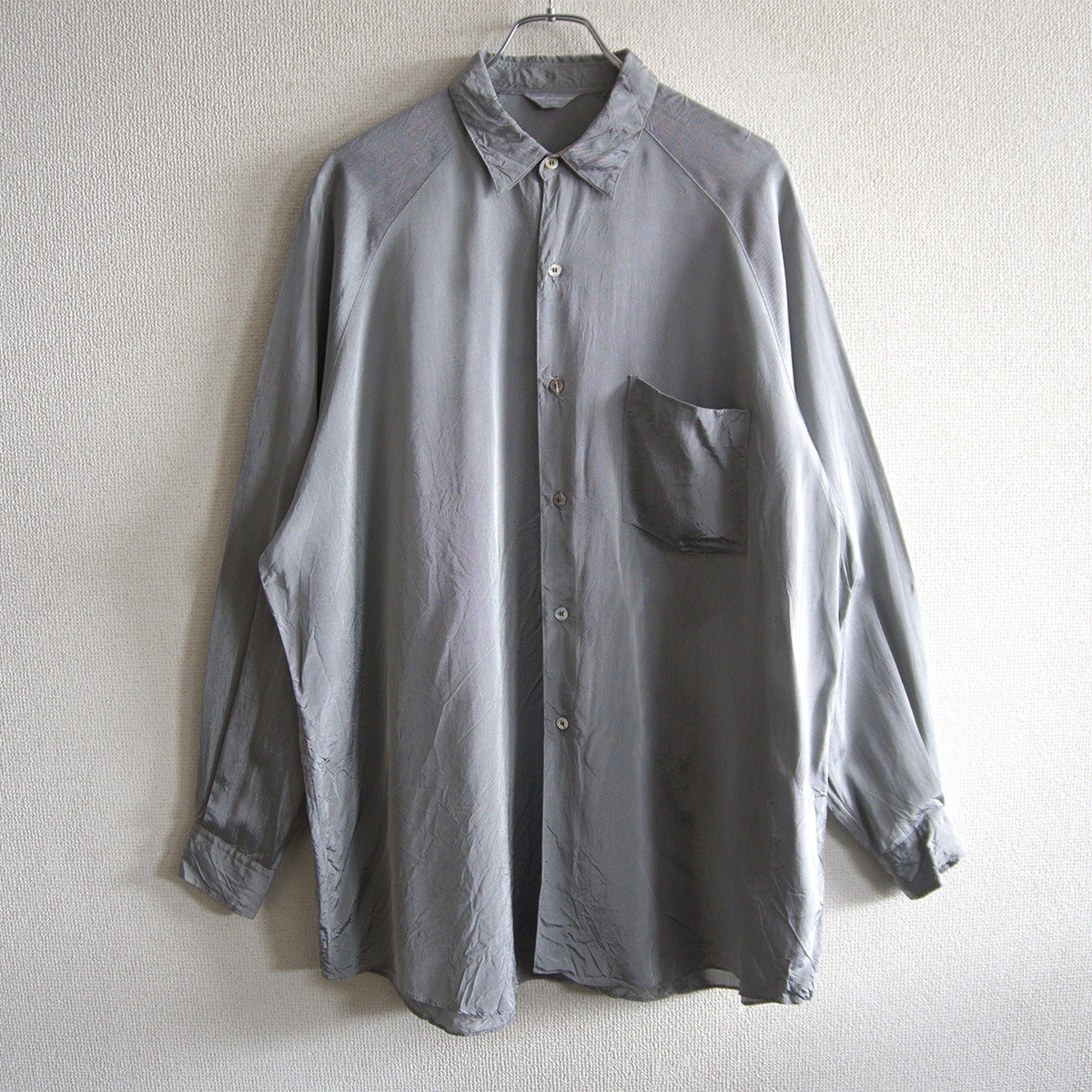 【80s/アーカイブ】COMME des GARCONS HOMME【厚地の外套影ぼうし 人絹 プルオーバー】80年月日 コムデ給仕 オム 26050521
