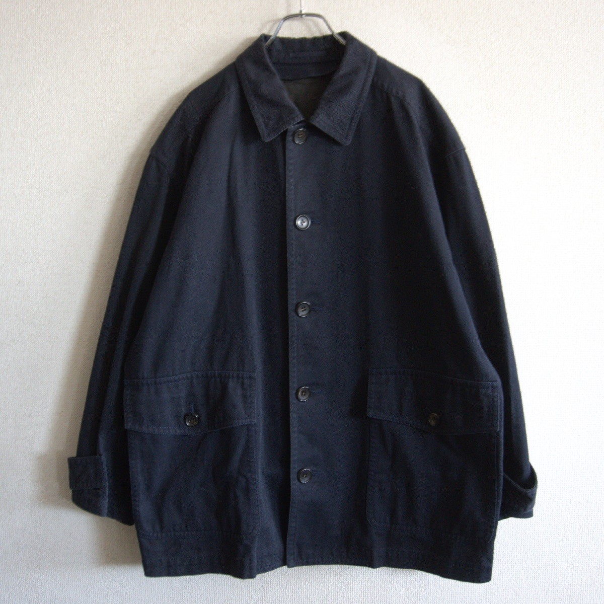 【90年月日/アーカイブ】COMME des GARCONS HOMME 【90s 二分の一 厚地の外套】 コムデギャルソンオム  26050717
