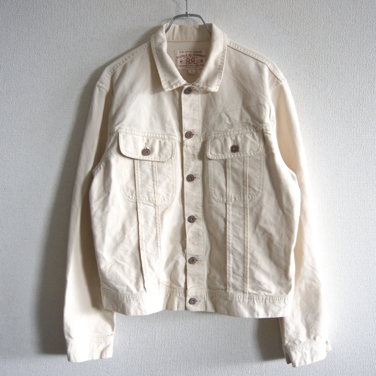 【滅多に無い】RRL【WESTERNER JACKET】L ウエスターナージャケット ダブルアールエル 26060023