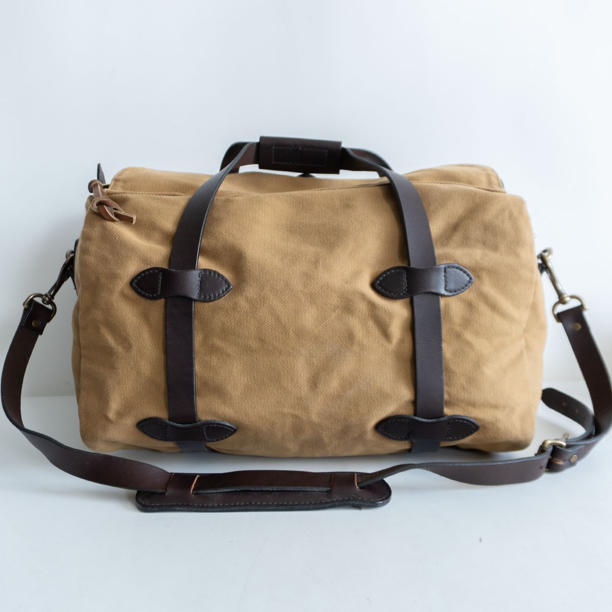 【美品】FILSON【スモール ラギットツイル ダッフルバッグ 2WAY】タン ショルダーバッグ フィルソン 26060323