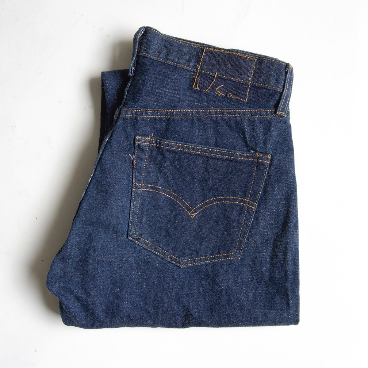 【濃紺色/バレンシア製】 LEVI\u0027S 【 501XX ビッグE ジーンズズボン下 】34×36 リーヴァイズジーンズ 555 亜米利加製 wl 26060070