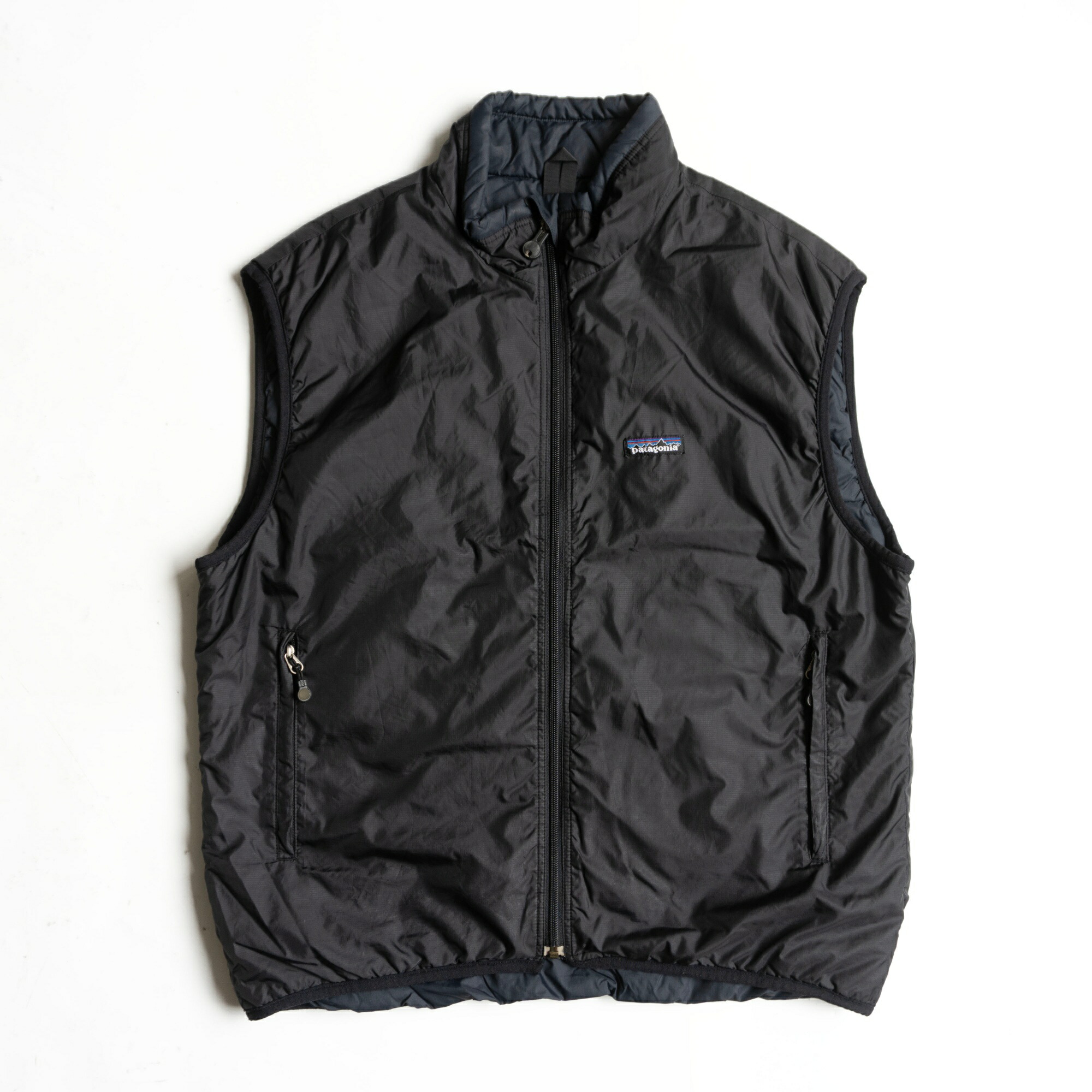 【滅多に無い】PATAGONIA【パフどんぶり鉢 より良い / 84015FA】L 00s フルジップ ナイロン パタゴニア 黒いこと 26060392