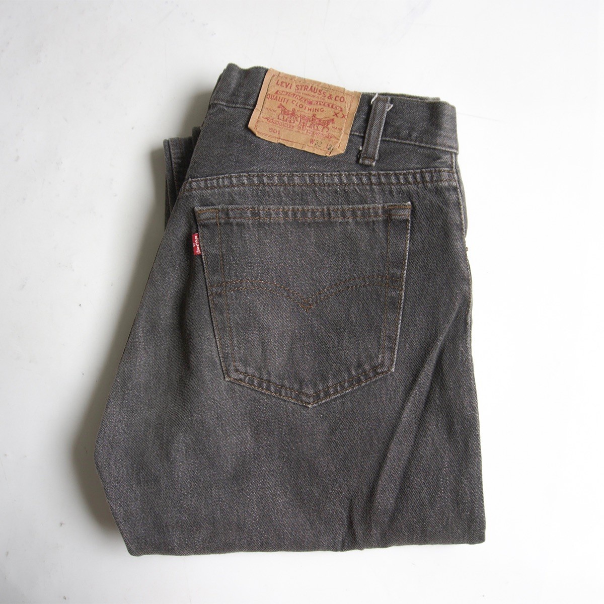 【先染め】 LEVI'S 【80s/501 ブラックデニム デニムパンツ】32×34 リーバイス アメリカ製 80年代 wsm 26060540|OLD BOY SHOP