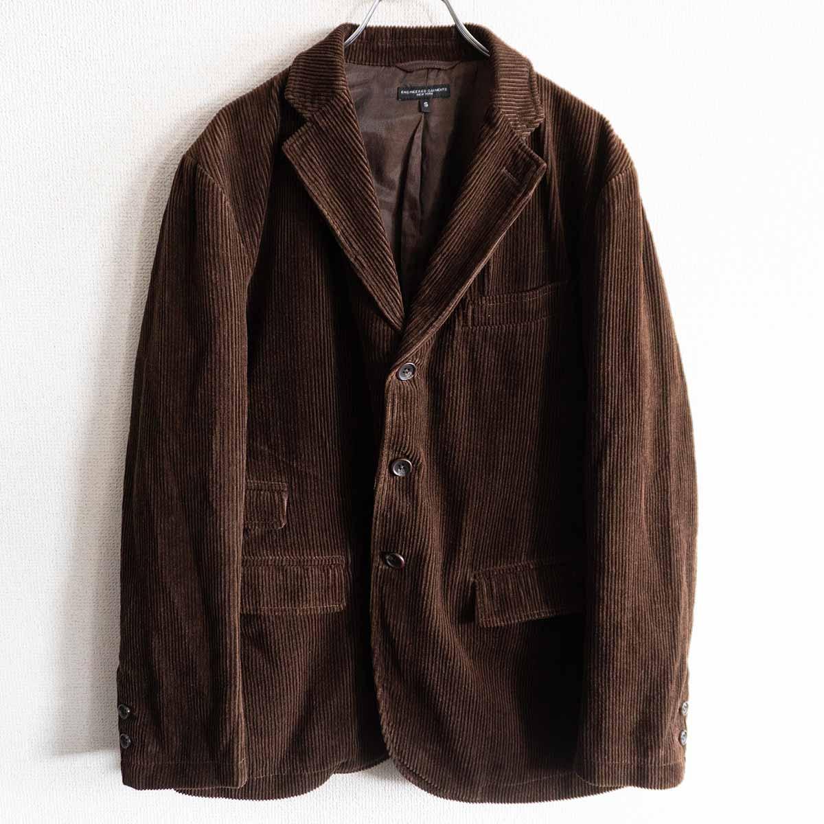 【美品】Engineered Garments【ANDOVER JACKET】S 赤銅色 コール天 アンドーバー 上衣 エンジニアードガーメンツ s2606045