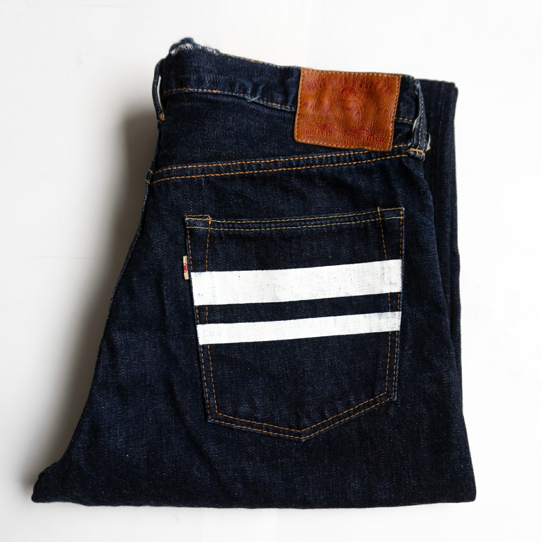 【濃紺】 桃太郎ジーンズ【0105SP/出陣ナローテーパード ボタンフライ】36 デニムパンツ s2606093|OLD BOY SHOP