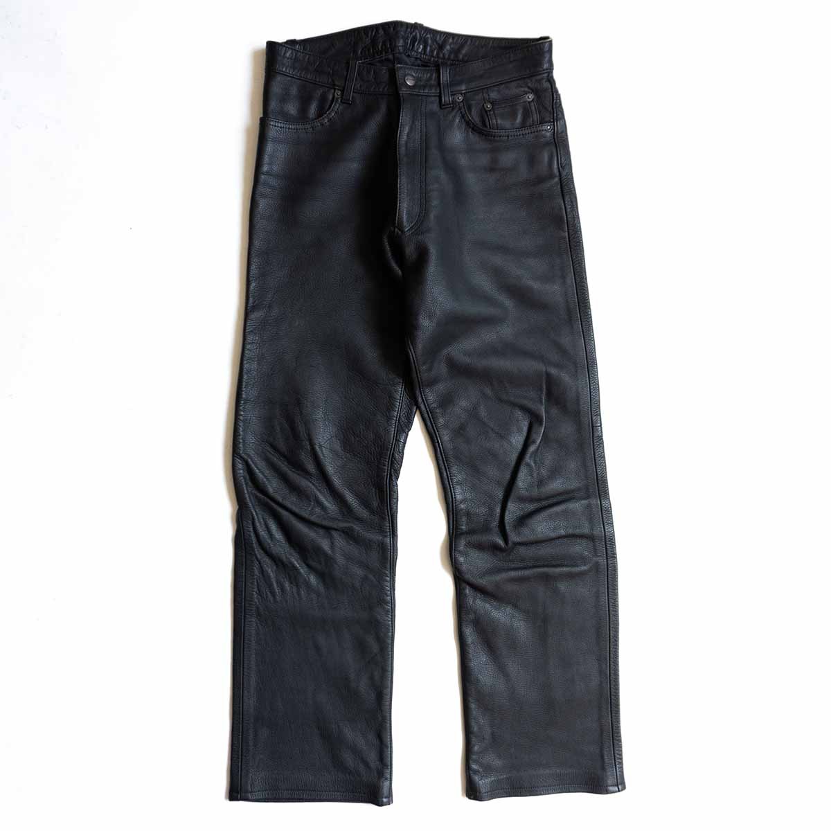 【美品】KUSHITANI【レザー パンツ】LL ブラック クシタニ バイカー 26070392｜OLD BOY SHOP