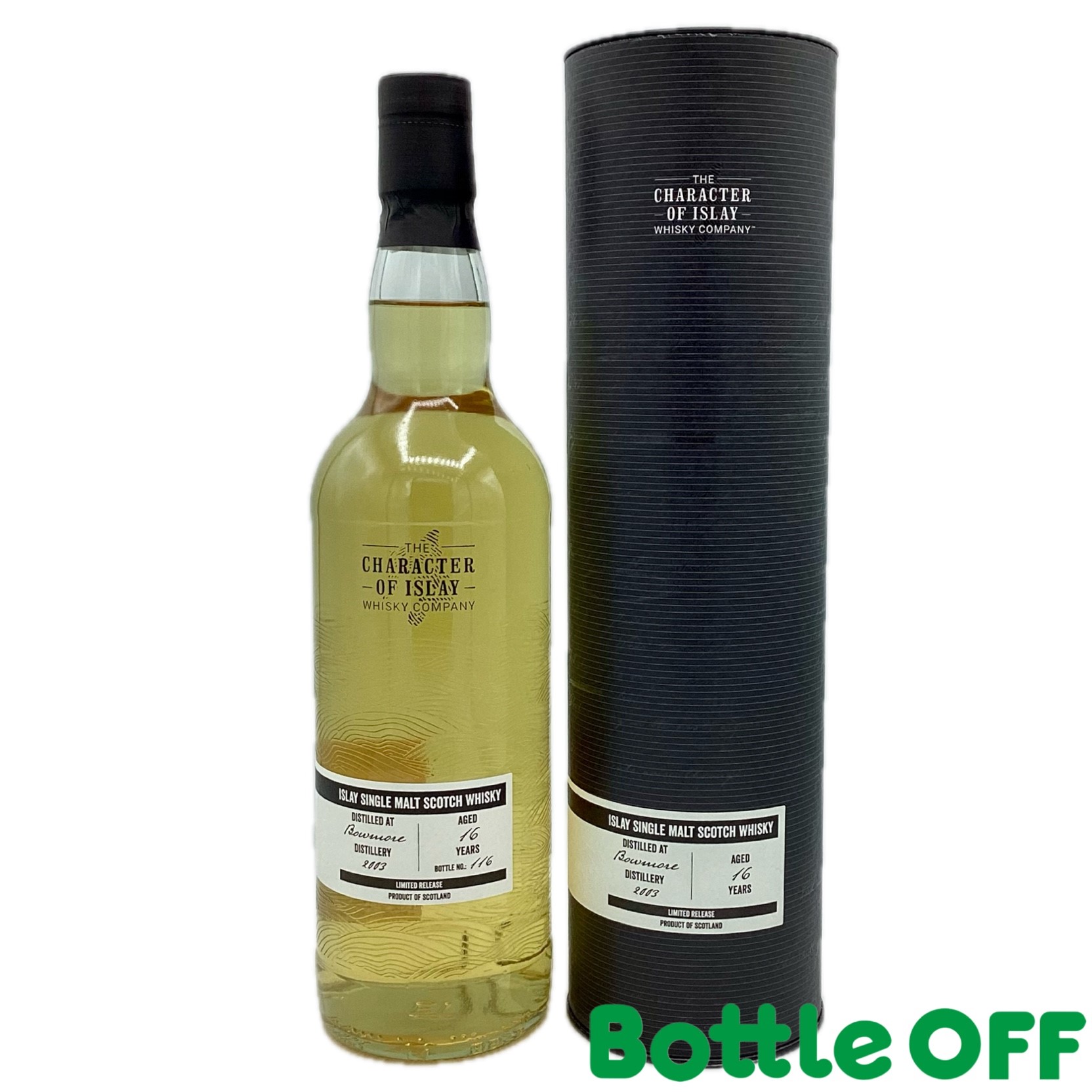 ボウモア2003 16年 ザ・キャラクターオブアイラ bowmore2003 16years the character of islay 700ml 57.4% オールドボトル ヴィンテージウイスキー 【二次流通品】｜BO店