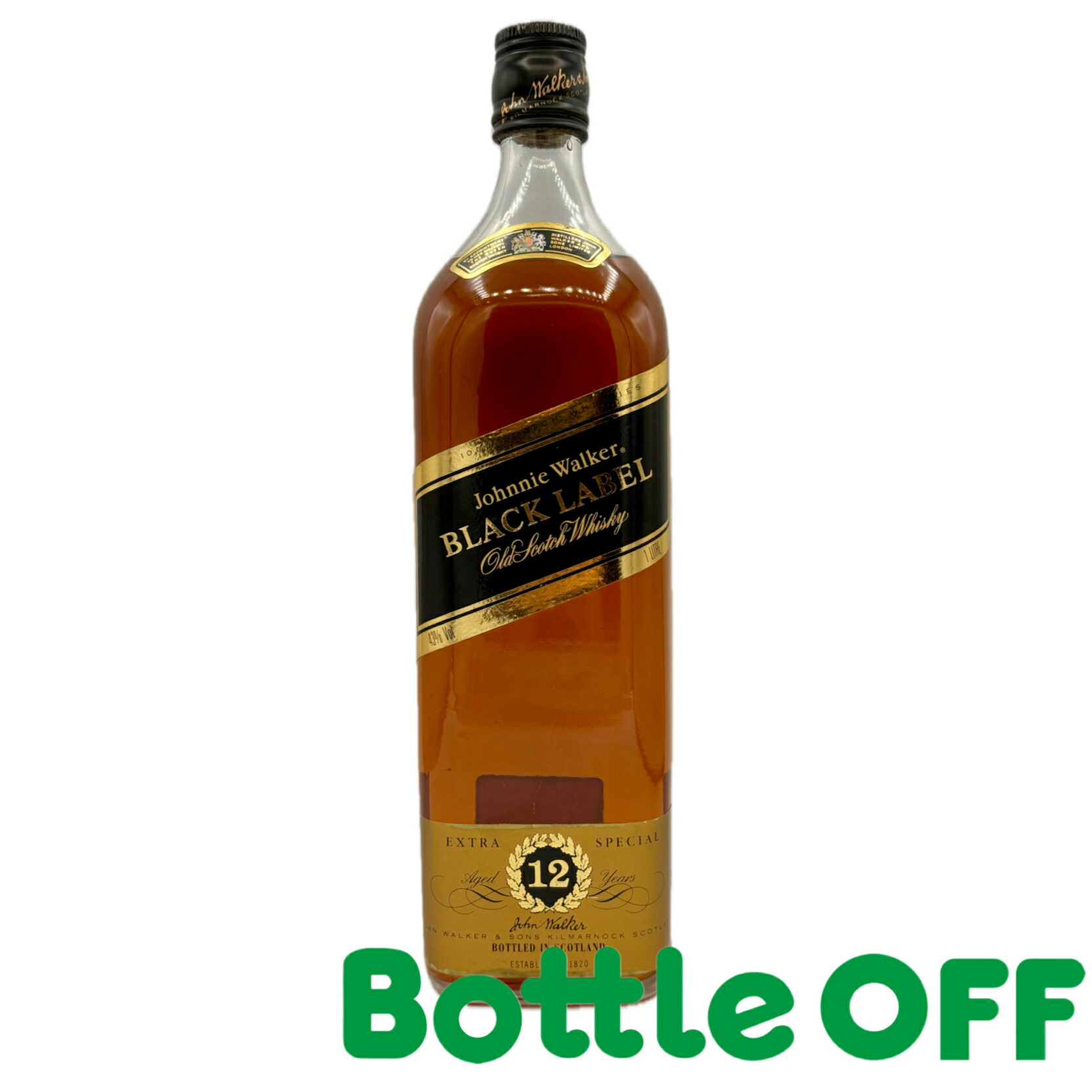楽天市場】ジョニーウォーカー 黒ラベル 80年代 750ml 43度