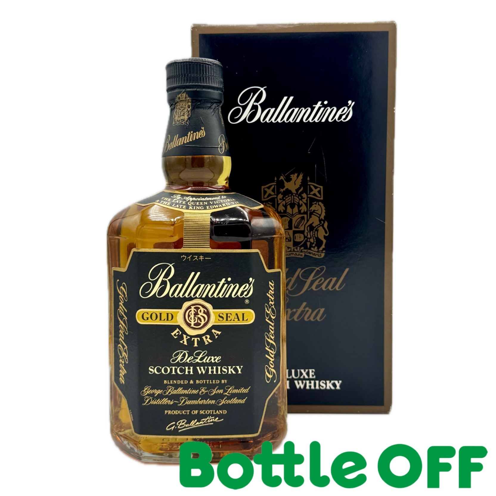 【L2】バランタイン ゴールドシール 特級 80年代 正規品 箱付 750ml ボトル☆レトロ☆古酒☆1980年代リリース☆免税店終売品