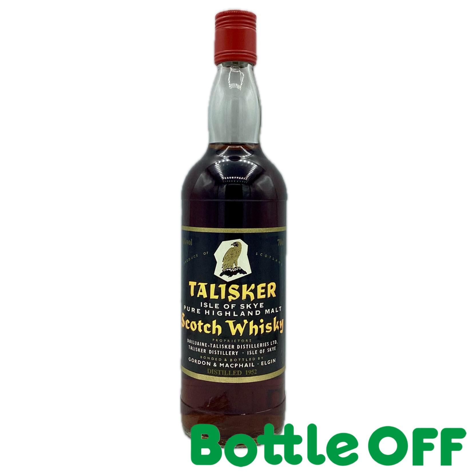 タリスカ 1952年蒸留 700ml 40% TALISKER Distilled in 1952 オールドボトル ヴィンテージウイスキー 【二次流通品】｜BO店