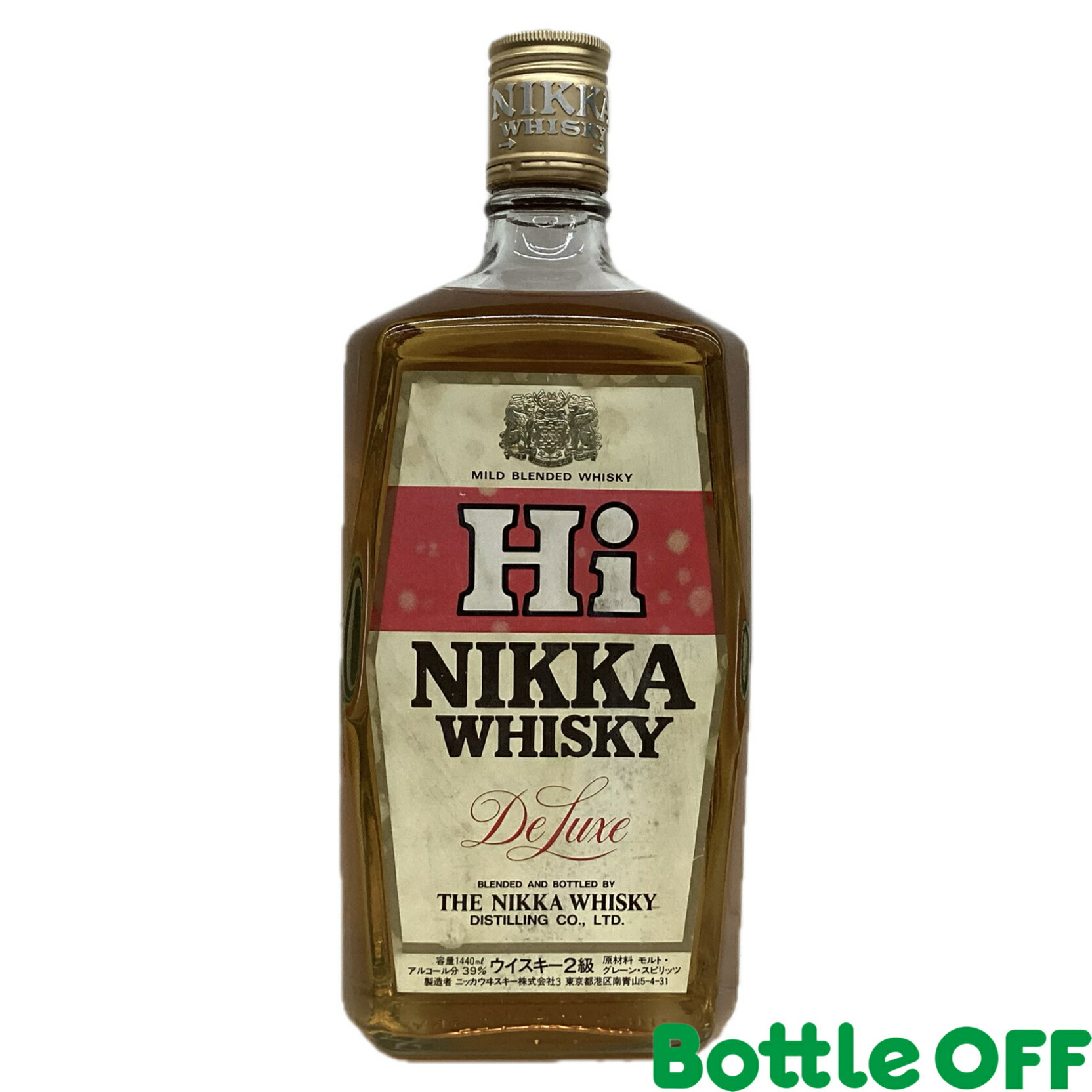 楽天市場】ハイニッカ ウイスキー39度 1920ml 終売品［古酒］ : ECHIGOYA