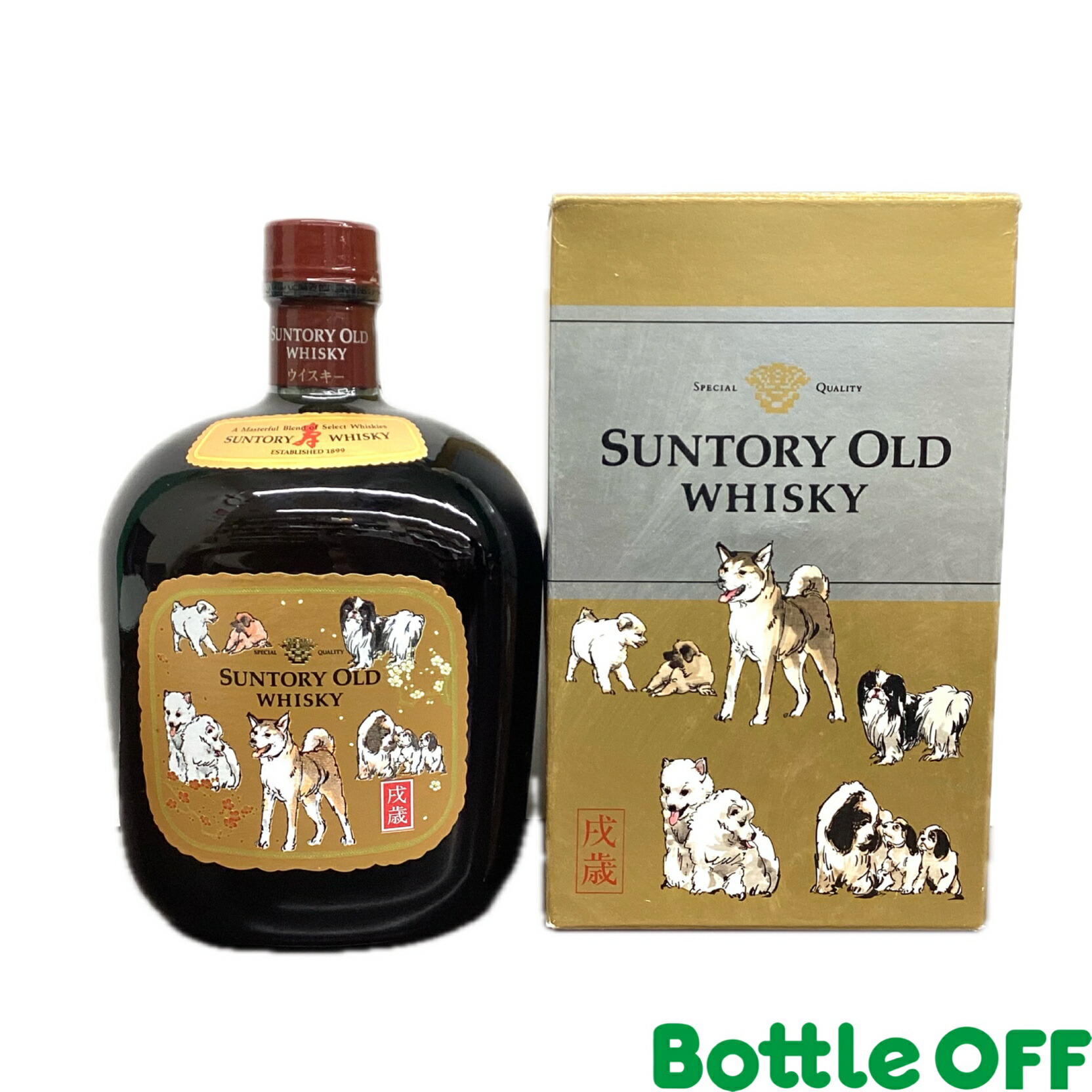 楽天市場】特級サントリー オールドウィスキー干支ボトル辰歳 龍