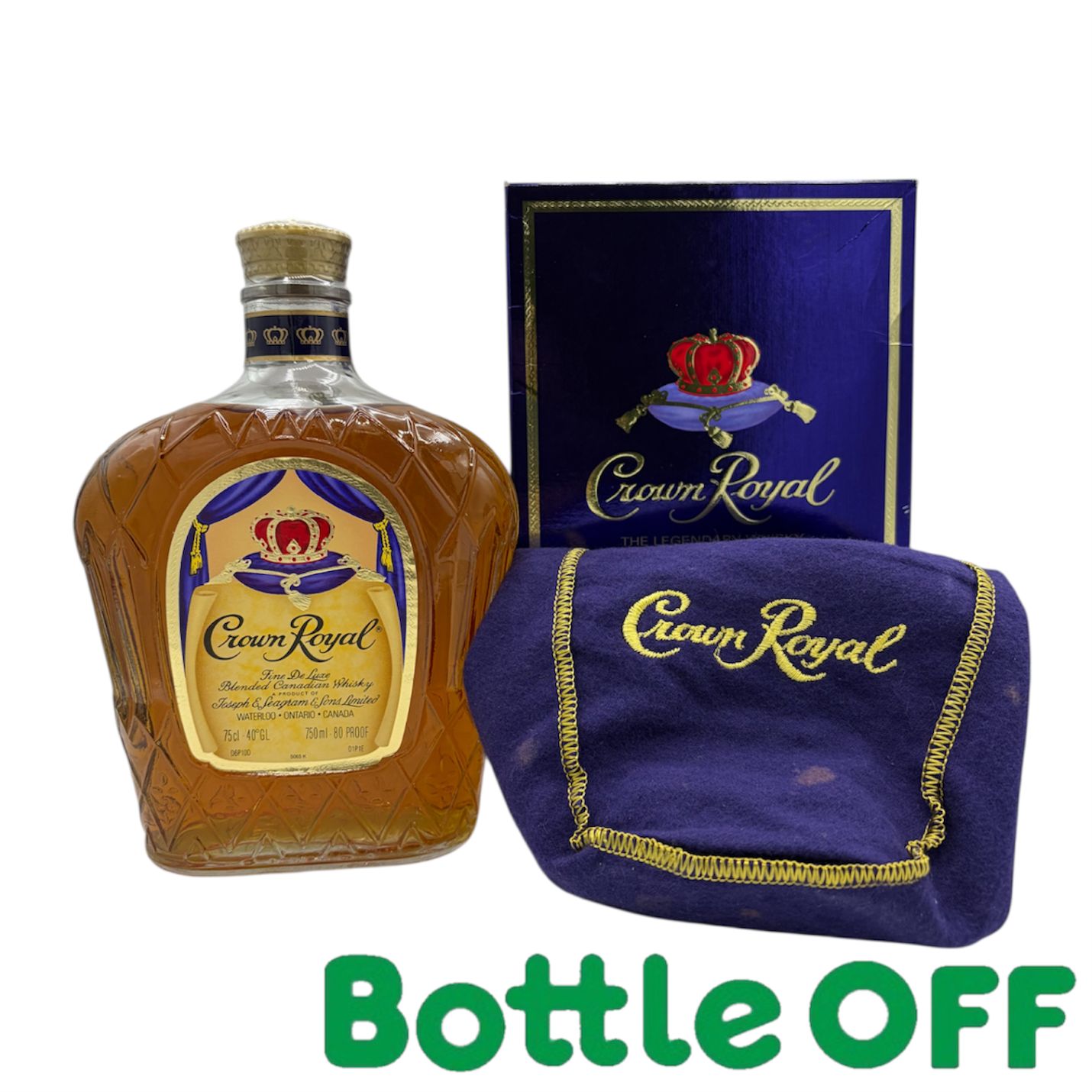 楽天市場】クラウンローヤル 750ml 40度 箱付 巾着袋入り 並行