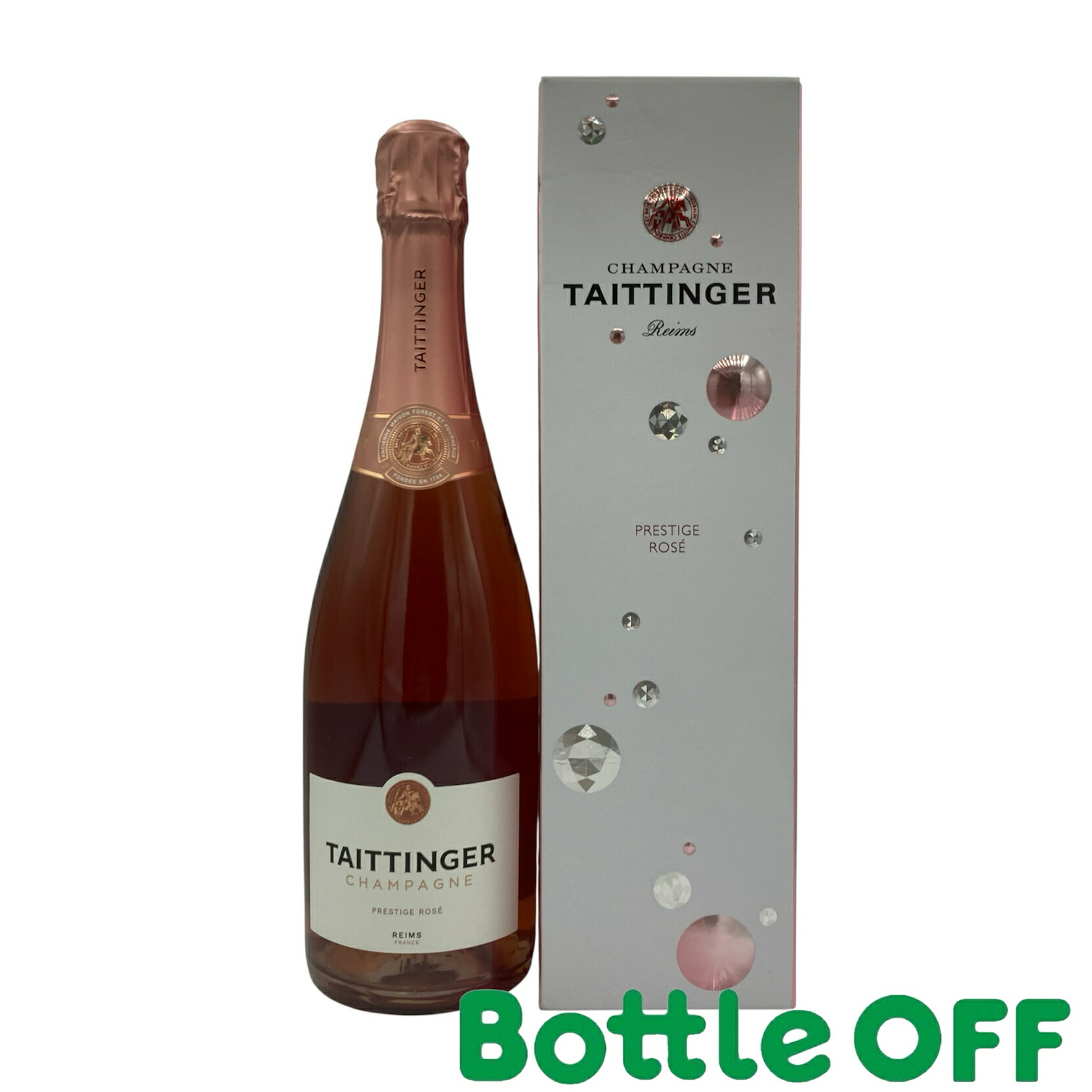 楽天市場】テタンジェ ロゼ プレステージ シャンパーニュ 1本