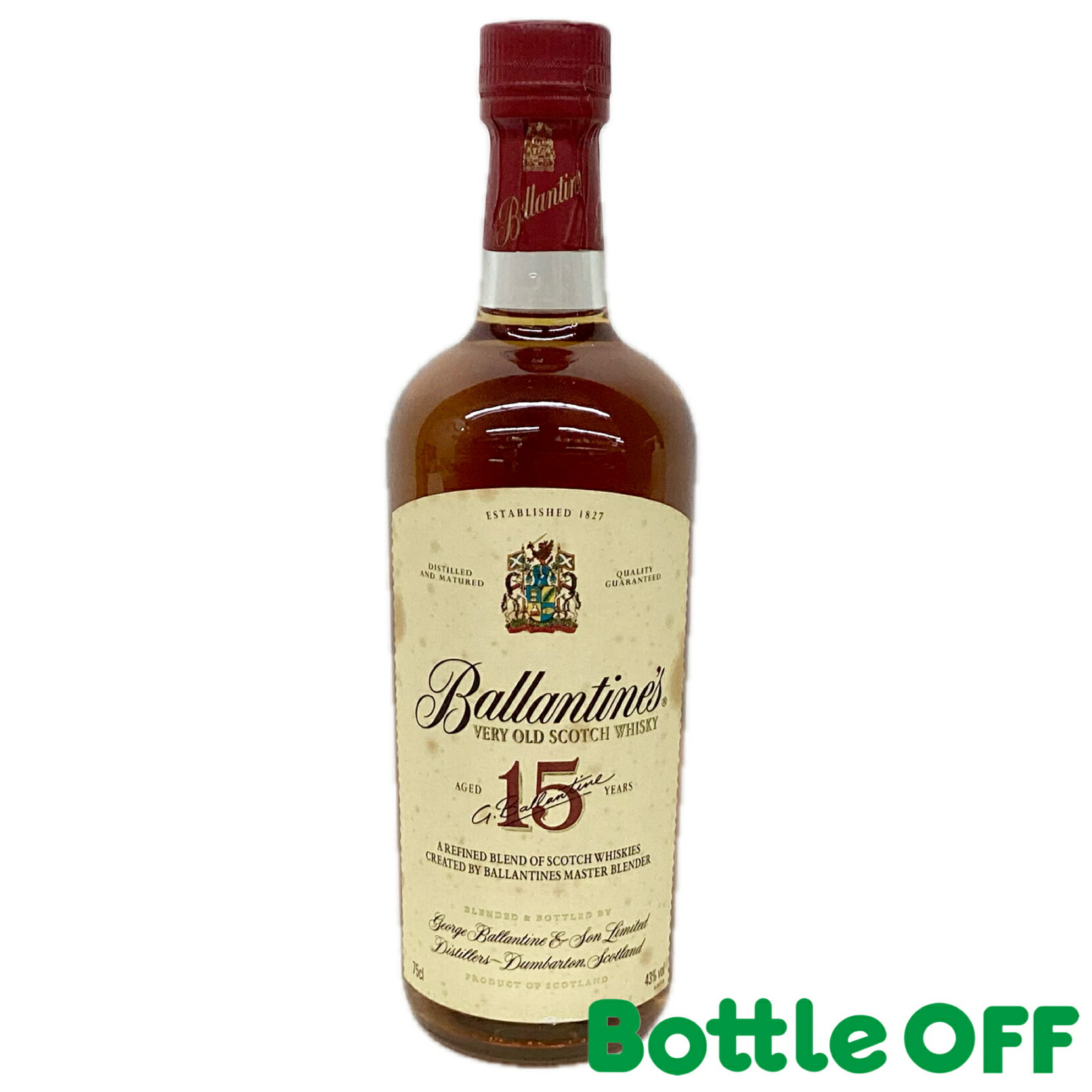 楽天市場】【レトロ】バランタイン17年 （Ballantine's） 陶器ボトル