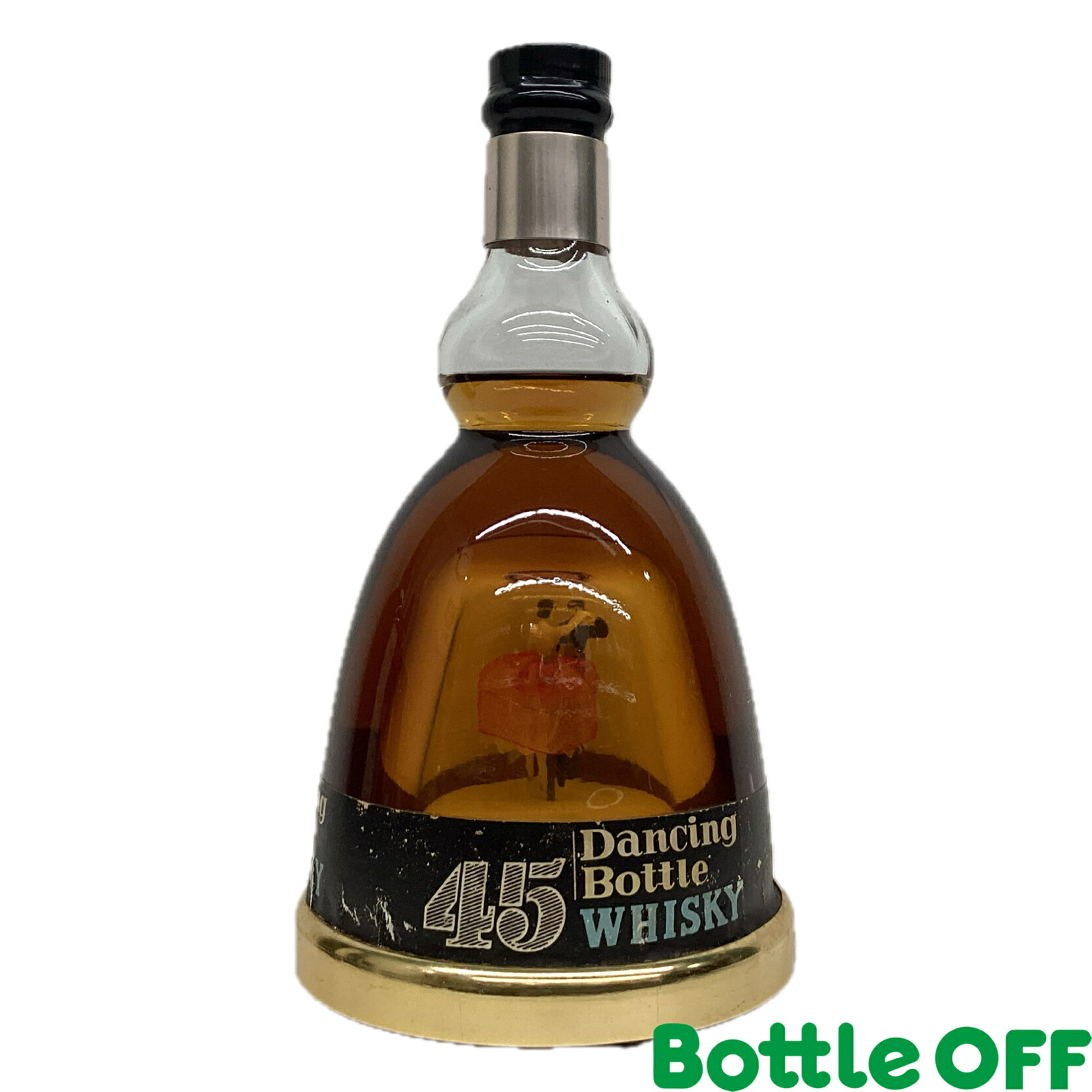 東洋醸造 ウイスキー45 ダンシングボトル 1級表記 43% 500ml 80s Whisky 45 Dancing Bottle オールドボトル ヴィンテージウイスキー【二次流通品】