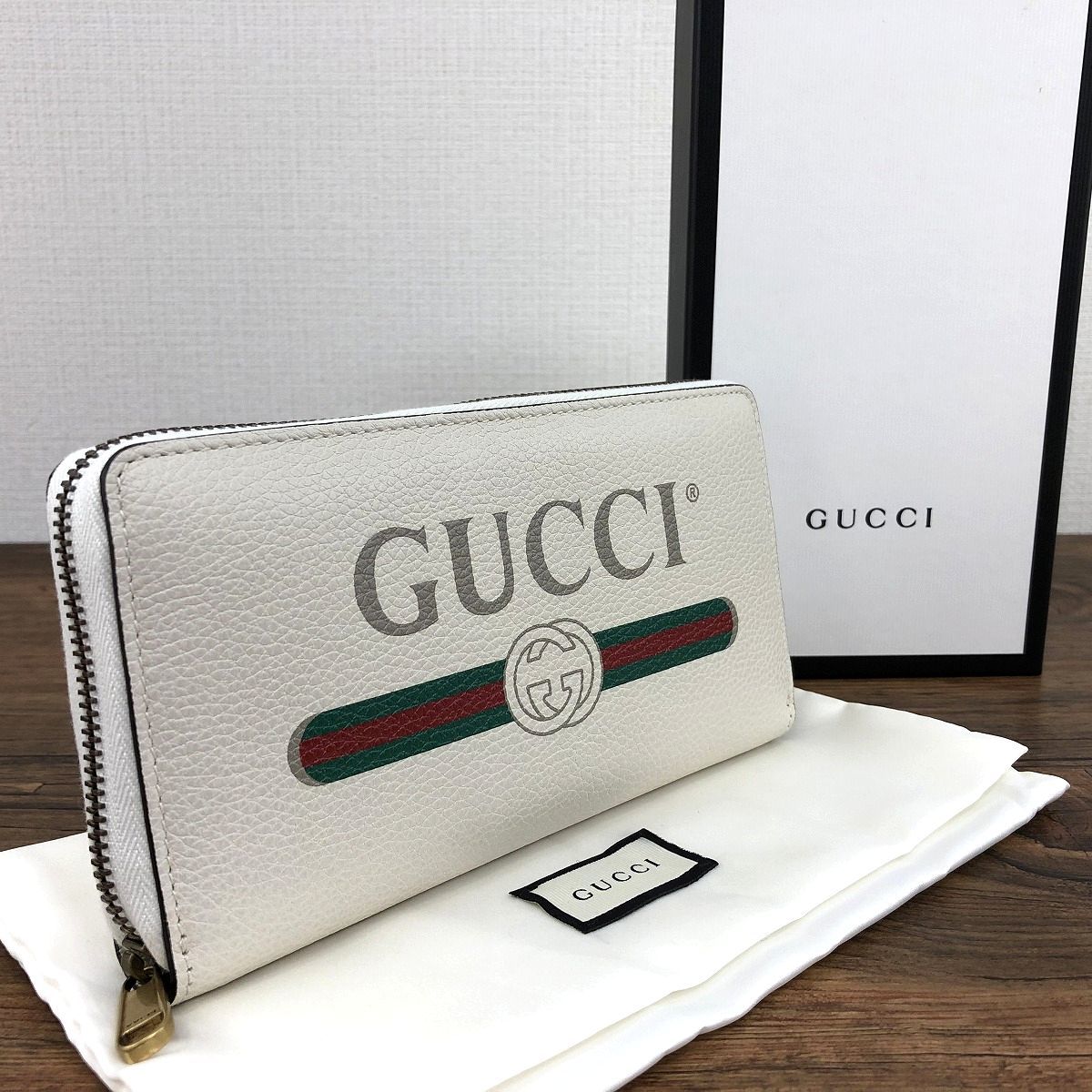 楽天市場】【中古】送料込み！ 未使用品 GUCCI ジップウォレット  
