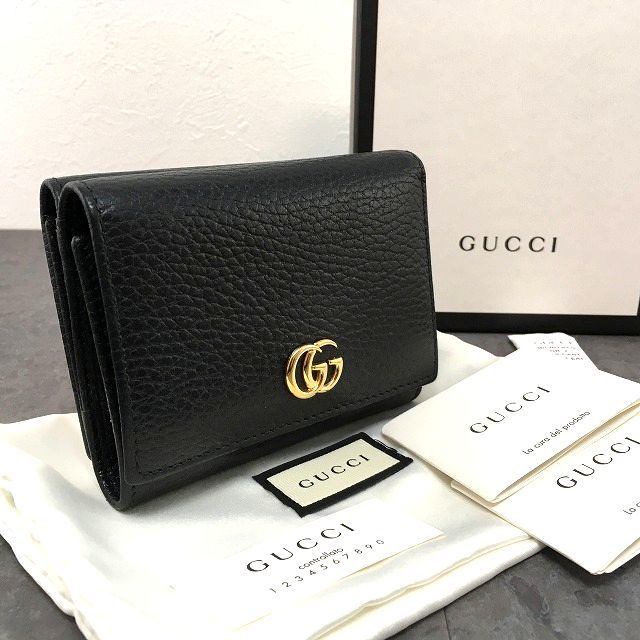 楽天市場】【中古】送料込み！ 未使用品 GUCCI Wホック財布 138029  