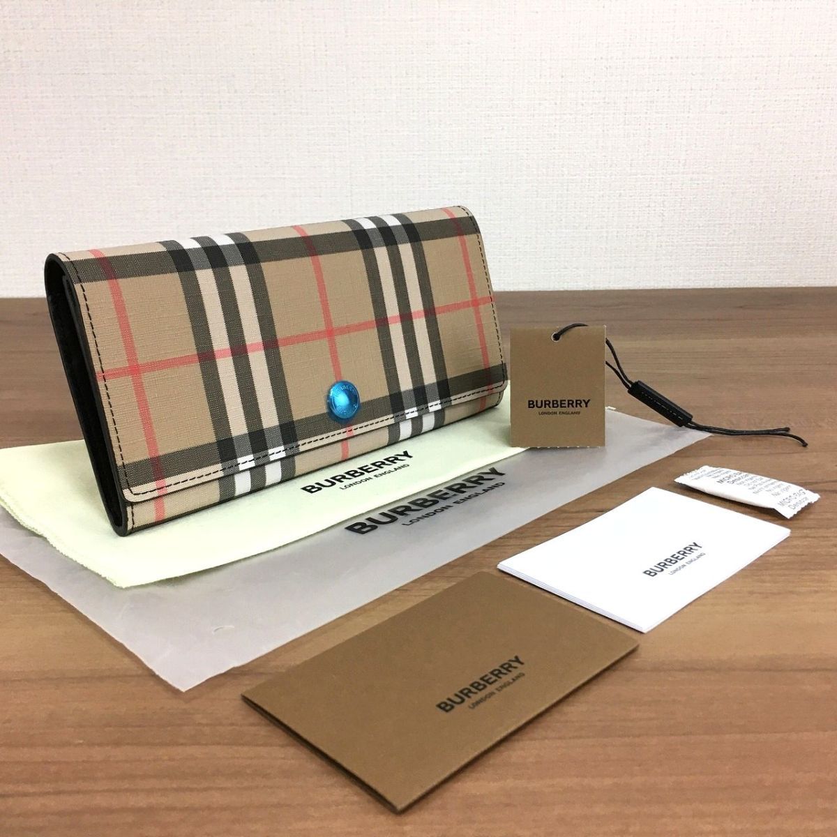 バーバリー　長財布　ノバチェック　キャンバス　レザー　ブラウン　黒　ブラック 楽天市場】【新品未使用品】【財布】BURBERRY バーバリー