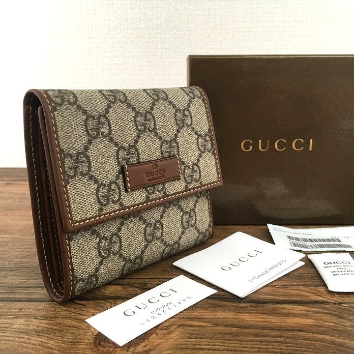 楽天市場】グッチ GUCCI 財布 ホースビット ダークブラウンx