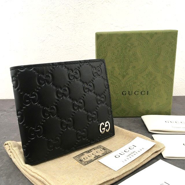 楽天市場】【未使用品】【財布】GUCCI グッチ グッチシマ 2つ折財布