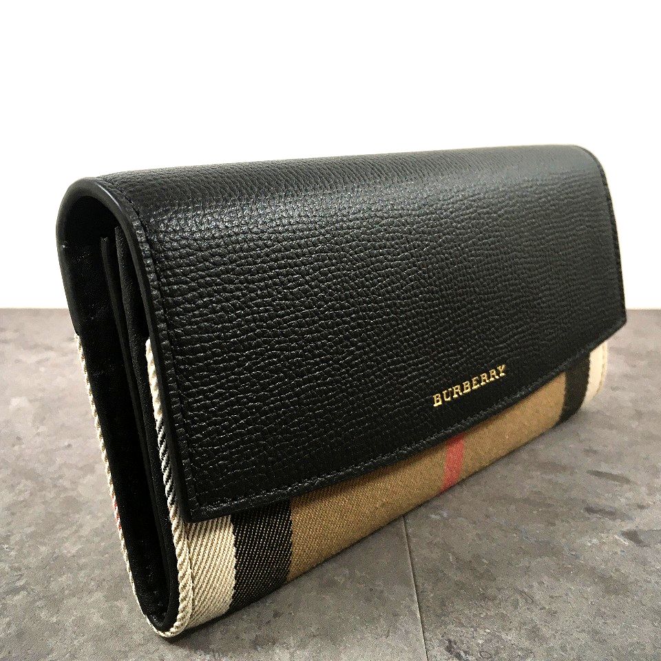 楽天市場】バーバリー BURBERRY 長財布 ノバチェック ブラウンx