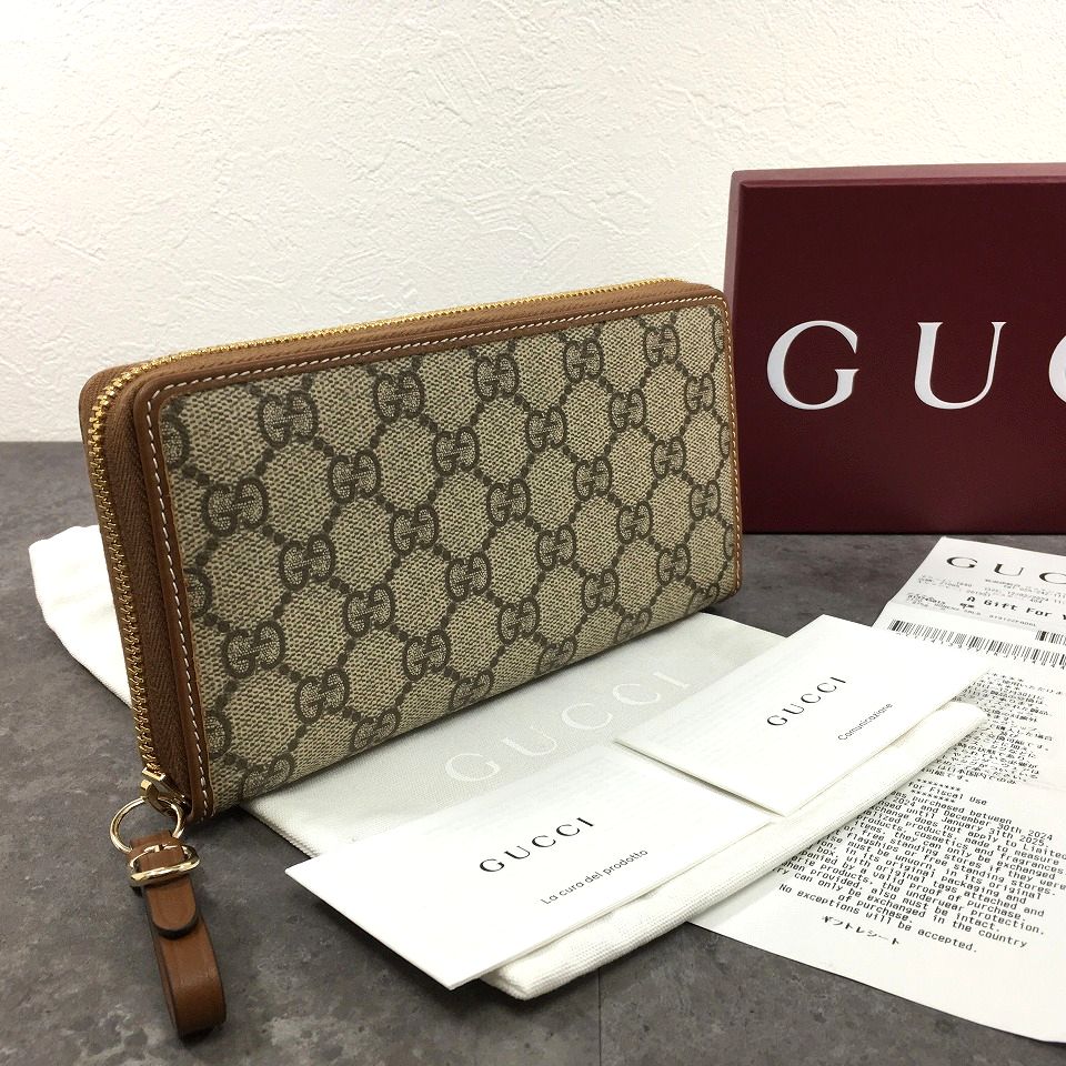 楽天市場】【中古】送料込み！ 未使用品 GUCCI ジップウォレット  