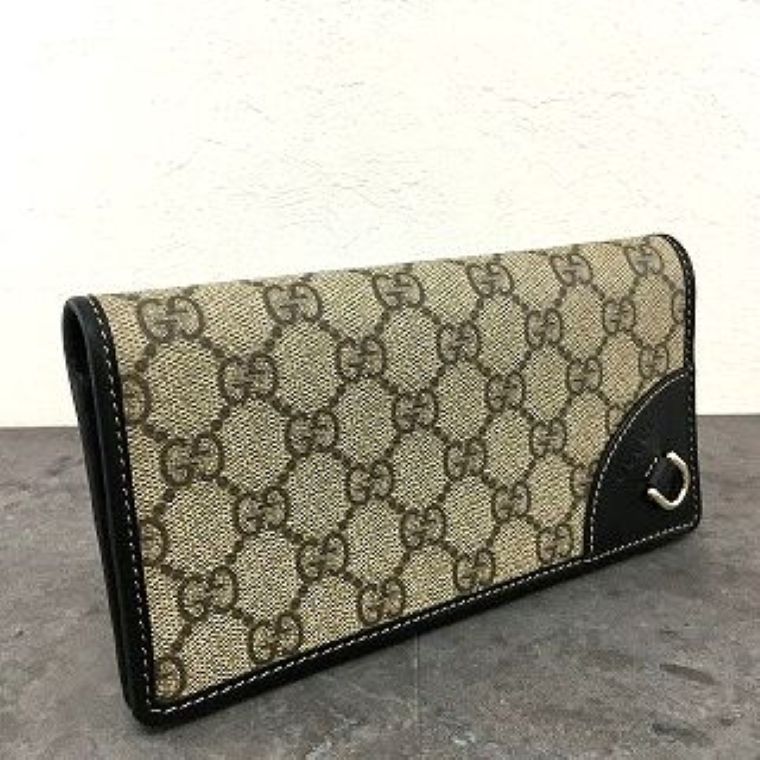 楽天市場】送料込み！ 極美品 GUCCI 長財布 GGエンブレム 