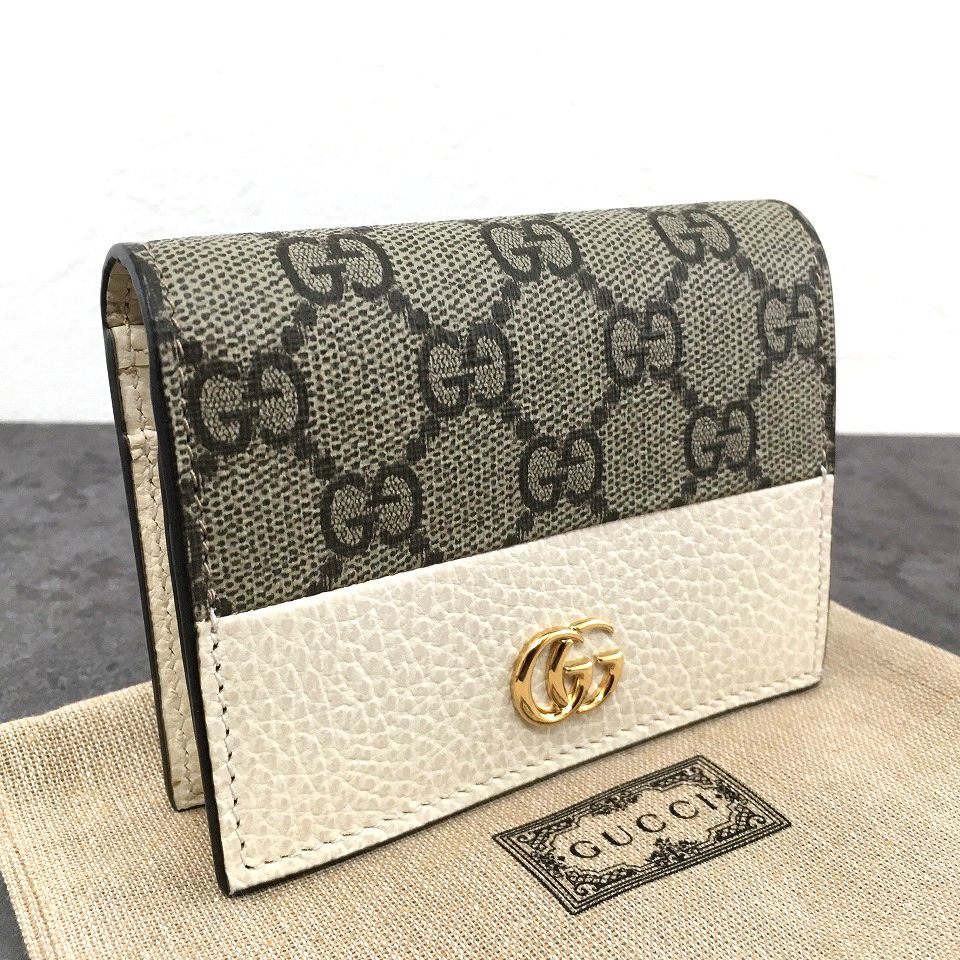 【中古】 貨物輸送込み！ 未当て嵌める品 GUCCI コンパクトウォレット 618