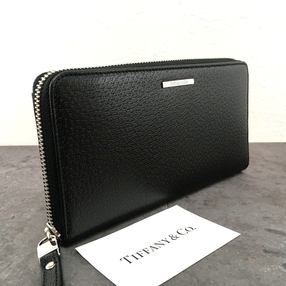 Tiffany & Co. 　ティファニーワンダー限定　印伝　ブラックウォレット Tiffany & Co. ティファニーワンダー限定 印伝 ブラック