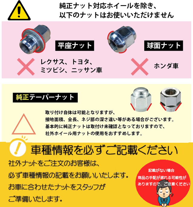 盗難防止用 クローム メッキ 汎用 ロックナットセット 1台分 56％以上節約