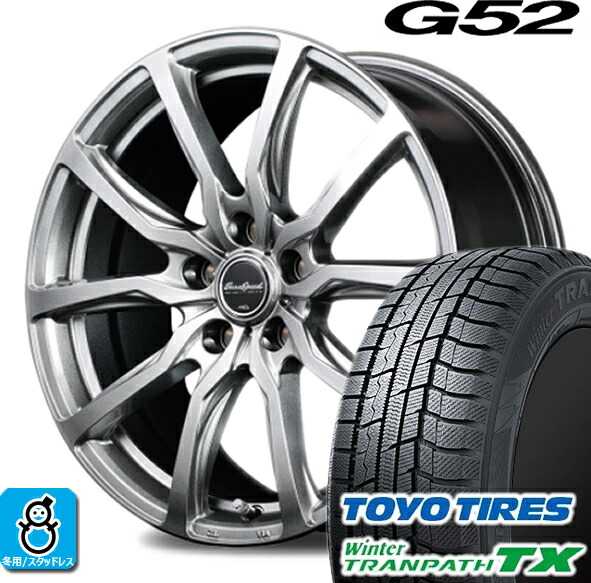 165 65r15 トーヨータイヤ ウィンタートランパスtx ユーロスピード G52 スタッドレスタイヤホイール 新品 4本セット バランス調整済み Oswegocountybusiness Com