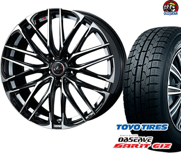 トーヨータイヤ ガリットGIZ 185/60R16 スタッドレス タイヤ・ホイール 新品 4本セット ウエッズ レオニスSK パーツ バランス調整済み! taiya|オールドギア店
