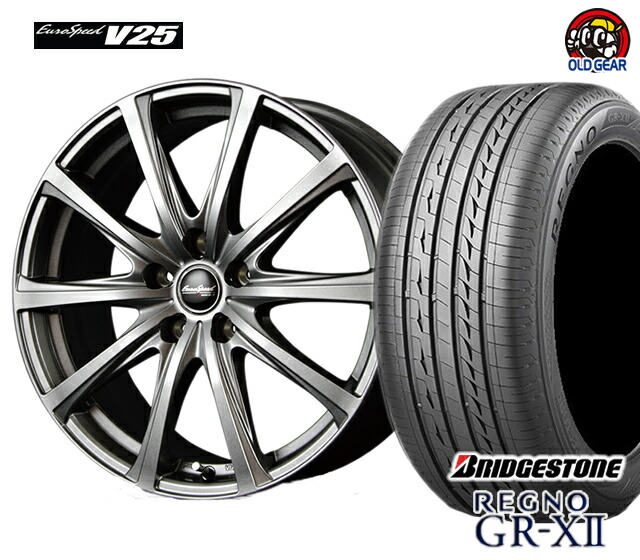 マルカ ユーロスピードV25 タイヤ・ホイール 新品 4本セット ブリヂストン レグノ GR-X2 185/65R15 パーツ バランス調整済み！ taiya｜オールドギア店 54,516円