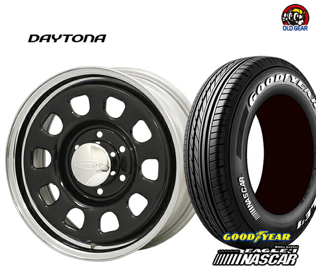 FLEX DELF-02 17x6.5J 38 6-139.7 ブラックポリッシュ GOODYEAR NASCAR 215 60-17  200系ハイエース レジアスエース 人気商品ランキング