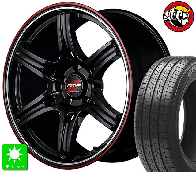 マルカサービス RMP レーシング R60 タイヤ・ホイール 新品 4本セット 特選輸入タイヤ 165/55R15 パーツ バランス調整済み！ taiya｜オールドギア店