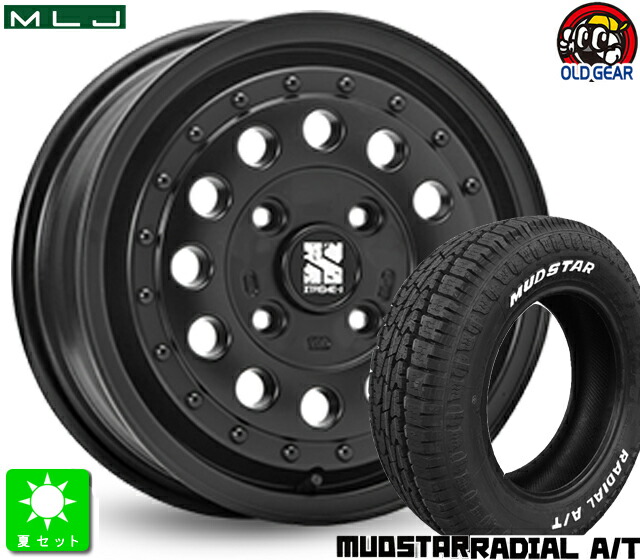 楽天市場】155/65R14 マッドスター ラジアルA/TMUDSTAR RADIAL A/T ホワイトレター新品 サマータイヤ ホイール4本セットデイトナ  DAYTONA 14インチ 5.0J 4H100ブラック : オールドギア楽天市場店