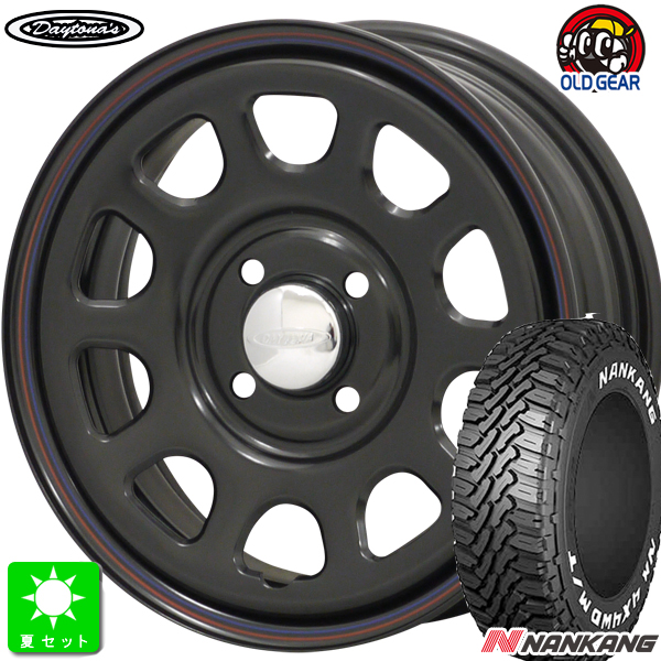 【楽天市場】155/65R14トーヨー オープンカントリー R/T新品 サマータイヤ ホイール4本セットデイトナ DAYTONA 14インチ 5.0J  4H100ブラック taiya : オールドギア楽天市場店