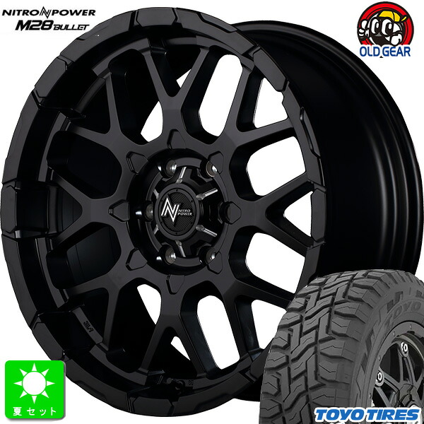 215/70R16 100Q トーヨー オープンカントリー R/T 新品 サマータイヤ ホイール4本セット ナイトロパワー NITRO POWER M28 BULLET 16インチ 6.5J 6H139.7 SGBK/MC 組込み済 バランス調整済 taiya
