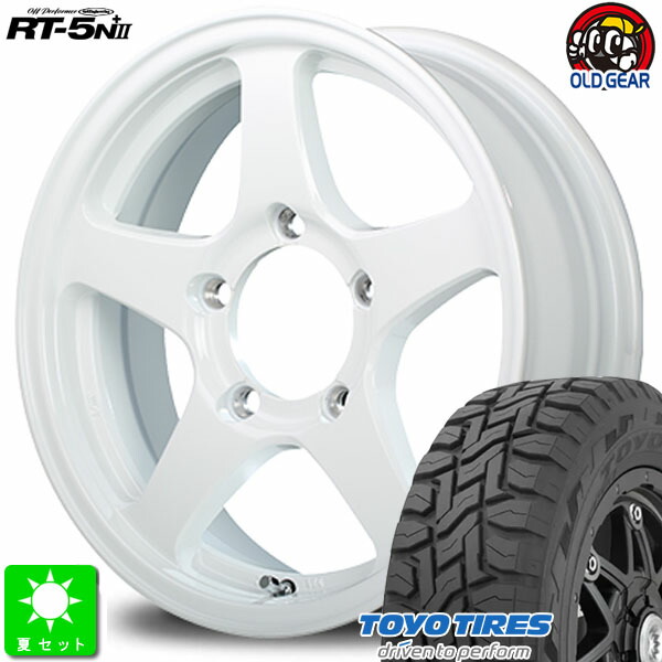 215/70R16 トーヨー オープンカントリー R/T 新品 サマータイヤ ホイール4本セット オフパフォーマー RT-5N+2 16インチ 5.5J 5H139.7 ナチュラルホワイト taiya