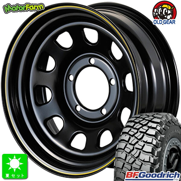 LT235/70R16 110/107Q RBL BF Goodrich Mud-Terrain T/A KM3 新品 サマータイヤ ホイール4本セット モーターファーム FARM デイトナ 16インチ 6.0J 5H139.7 ブラック イエローライン 組込み済 バランス調整済 taiya 86,845円
