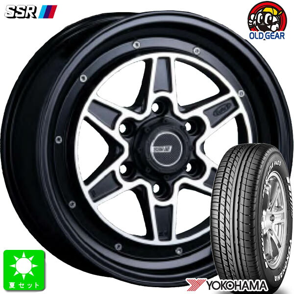 数量限定特価 215/65R16C 109/107ヨコハマ パラダ YOKOHAMA PARADA PA03ホワイトレター新品 サマータイヤ ホイール4本セットSSR DEVIDE MK-616インチ 6.5J 6H139.7ブラックエディション組込み済 バランス調整済 taiya|オールドギア店