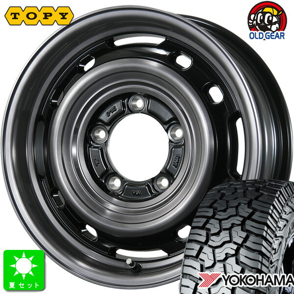 LT215/70R16 100/97Q ヨコハマ ジオランダー X-AT G016 新品 サマータイヤ ホイール4本セット トピー ランドフット TOPY LANDFOOT XFG 16インチ 6.0J 5H139.7 SC/P 組込み済 バランス調整済 taiya
