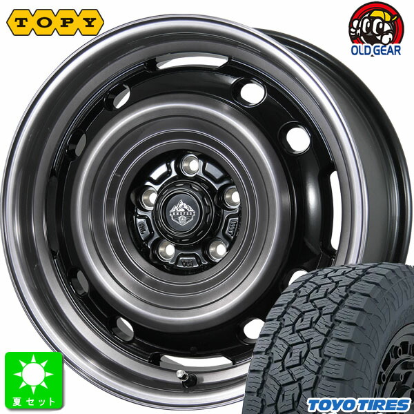 235/70R16 106T トーヨー オープンカントリー A/T 3 新品 サマータイヤ ホイール4本セット トピー ランドフット TOPY LANDFOOT XFG 16インチ 7.0J 5H114.3 SC/P 組込み済 バランス調整済 taiya