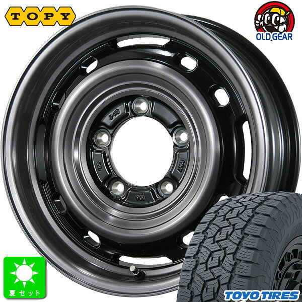 175/80R16 91S トーヨー オープンカントリー A/T 3 新品 サマータイヤ ホイール4本セット トピー ランドフット TOPY LANDFOOT XFG 16インチ 5.5J 5H139.7 SC/P 組込み済 バランス調整済 taiya