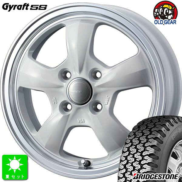 145/80R12 80/78(145R12 6PR) ブリヂストン BRIDGESTONE RD-604V 新品 サマータイヤ ホイール4本セット ウェッズ グラフト GYRAFT 5S 12インチ 4.00B 4H100 ホワイトリムポリッシュ 組込み済 バランス調整済 taiya