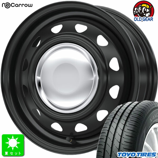 165/60R14 トーヨー TOYO ナノエナジー3 新品 サマータイヤ ホイール4本セット ウェッズ Weds ネオキャロ 14インチ 4.5J 4H100 クロームキャップ 組込み済 バランス調整済 taiya