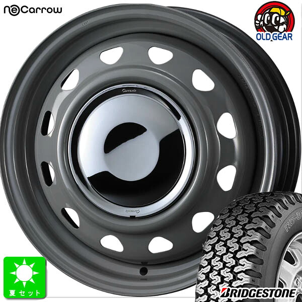 送料無料 145/80R12 80/78(145R12 6PR) ブリヂストン BRIDGESTONE RD-604V 新品 サマータイヤ ホイール4本セット ウェッズ Weds ネオキャロ 12インチ 3.50B 4H100 グレー/クロームキャップ 組込み済 バランス調整済 taiya 35,750円