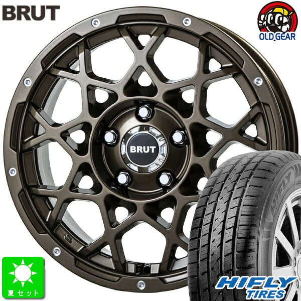 225/65R17ハイフライ HIFLY HT601新品 サマータイヤ ホイール4本セットブルート BRUT BR-5517インチ 7.5J 5H114.3シャンパンゴールド taiya｜オールドギア店