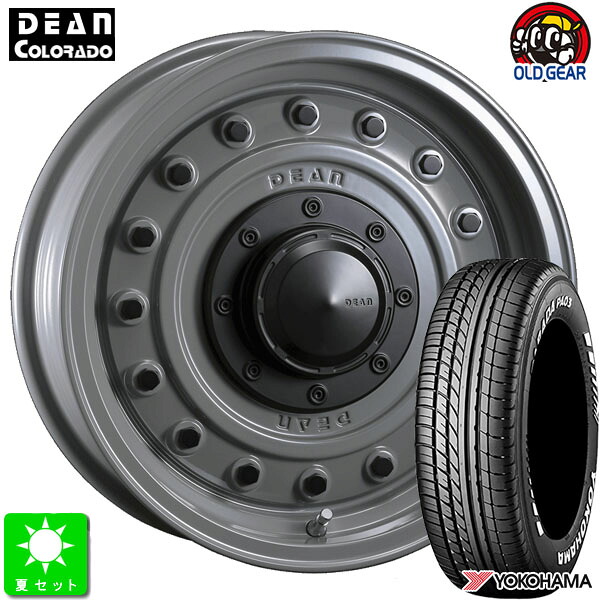 215/65R16 109/107ヨコハマ PARADA PA03ホワイトレター新品 サマータイヤ ホイール4本セットクリムソン DEAN コロラド16インチ 6.5J 6H139.7スティールグレー taiya|オールドギア店